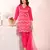 Pink color poly silk fabric smart ethnic partywear kurta set