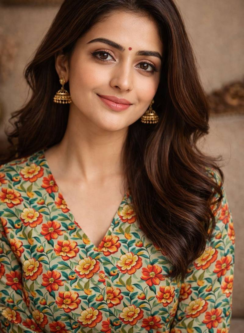 Peach color designer digital printed formal rich looks kurta for girls