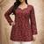 Maroon color designer digital printed formal rich looks kurta for girls