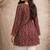 Maroon color designer digital printed formal rich looks kurta for girls