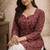 Maroon color designer digital printed formal rich looks kurta for girls