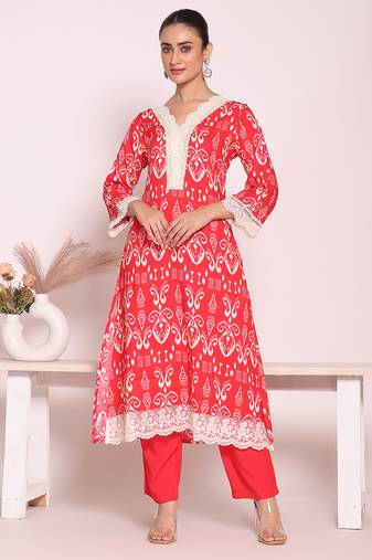 Pink color beautful poly silk fabric stylish partywear attire for girls