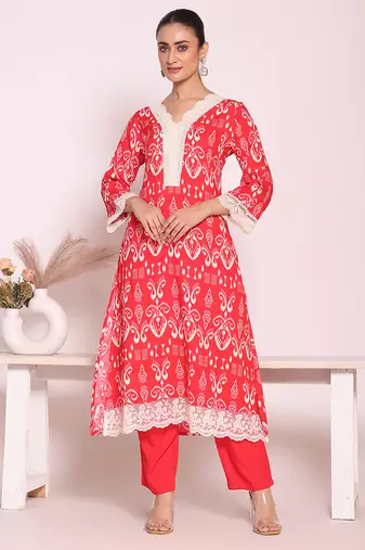 Pink color beautful poly silk fabric stylish partywear attire for girls