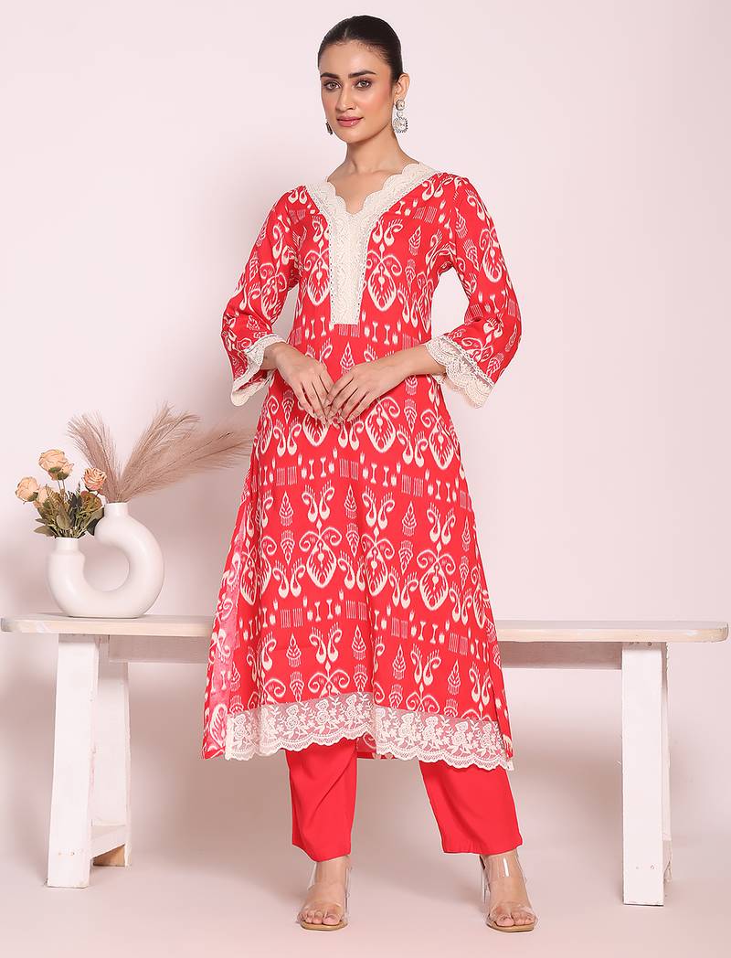 Pink color beautful poly silk fabric stylish partywear attire for girls