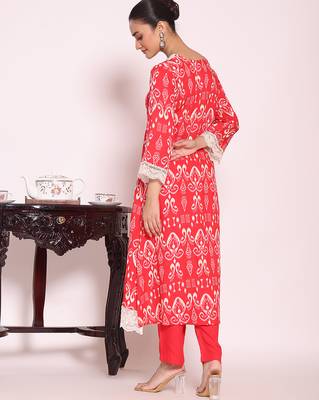 Pink color beautful poly silk stylish partywear attire for girls 2