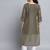 Grey color beautiful silk blend fabric sophisticated kurta for girls