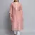Pink color beautiful silk blend sophisticated kurta for girls