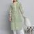 Pista color beautiful silk blend fabric sophisticated kurta for girls