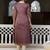 Purple color beautiful silk blend fabric sophisticated kurta for girls