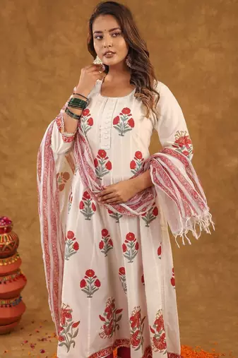 Kalider sut set with duptta