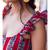 Women Red Rayon Printed A-Line Kurti for Women|Ethnic Floral Striped Casual Summer Wear Kurti|Sleeveless Tunic for Girls