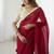 sparkle art silk ready-to-wear saree with fully stitched banarasi blouse