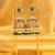 Green stone pearl jhumka earrings