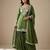 Mehendi designer faux silk readymade designer suit