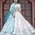 WHITE Women   s Pure Tissue Silk Heavy Embroidered Lehenga Choli with Sequins Work & Fendy Dupatta