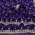 Purple color Sequence embroidery work with Cut  work border Chiffon Silk Saree
