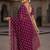 Plum color Sequence embroidery work with Cut  work border Chiffon Silk Saree