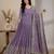 Purple designer georgette readymade designer suit