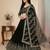 Black designer georgette readymade designer suit