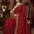 Maroon Color Zari Work And Stone Work  Vichitra silk Saree
