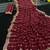 Maroon Color Zari Work And Stone Work  Vichitra silk Saree