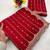 Red Color Zari Work And Stone Work  Vichitra silk Saree