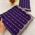 Violet Color Zari Work And Stone Work  Vichitra silk Saree