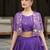 PURPLE Elegant NC Vichitra Lehenga Set with Embroidered Blouse & Koti Jacket – Traditional Festive Wear