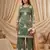 Heavy fendy silk material with 5mm sequence embroidery work party wear look top plazzo & dupatta