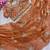 Peach Color Hand work with cut work aarko border Sattin silk Saree