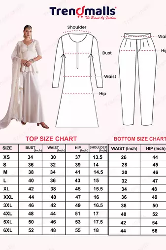 Georgette Embroidery Sequence Work Kurta Palazzo with Dupatta For Women