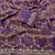 Lavendar Color Sequence embroidery work with Cut  work border silk Saree