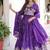 Royal Purple Embroidered Lehenga Choli with Dupatta