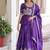 Royal Purple Embroidered Lehenga Choli with Dupatta