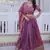purple bridal lehenga
