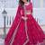Pink Embroidered Lehenga Choli with Dupatta