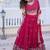 Pink Embroidered Lehenga Choli with Dupatta
