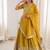 Mustard Yellow Embroidered Lehenga Choli with Dupatta