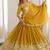 Mustard Yellow Embroidered Lehenga Choli with Dupatta
