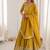 Mustard Yellow Embroidered Lehenga Choli with Dupatta