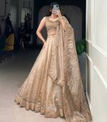 Gold Party Lehenga