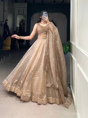 gold party lehenga 3