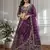 purple embroidered lehenga