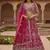 pink designer bridal lehenga
