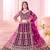 wine bridal lehenga