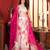 White &Pink Embroidered Lehenga