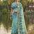 Sky blue elegant linen cotton saree collection – soft & comfortable ethnic wear