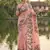 Light pink elegant linen cotton saree collection     soft & comfortable ethnic wear