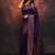 Purple soft silk blend banarasi jacuard work designer saree with blouse