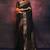 Black soft silk blend banarasi jacuard work designer saree with blouse